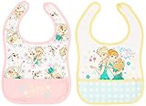 DISNEY・BABY アナ雪 乳幼児 2Pエプロン ピンク ポリエステルスムス×ブロード A2C31