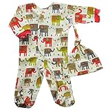 【未熟児】【低出生体重児】【早産児】【NICU】用 ベビー服：長袖カバーオール エラ (1800-2700g)