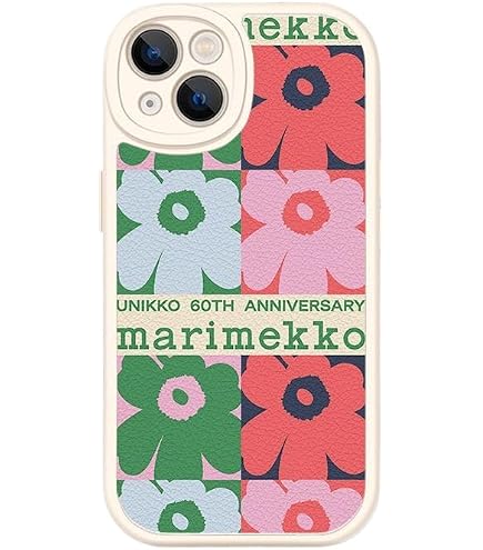 Amazon.co.jp: マリメッコ 花柄 iPhone 17 ケース 傷に強い背面