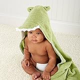 Baby Aspen Splash-A-While Crocodile Hooded Spa-Towel, Green by Baby Aspen [並行輸入品]