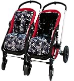 Itzy Ritzy Ritzy Liner ベビーカー用シートライナー ブラックスカル SL7056