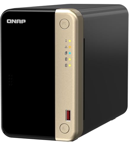 QNAP TS-233 2-Bay 2GB RAM Desktop NAS. Synology equivalent is