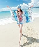 2017年新作　夏のペア水着　レディース　ワンピース　ビキニ ３点セット 女性用 大人 女の子 人気おしゃれ水着 01-05 (XL, ブルー)