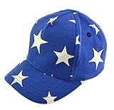 C-Princess ベビー 帽子 キッズ ハット キャップ 野球帽 日よけ帽 サンバイザー 男の子 ボーイズ かわいい 紫外線対策 UVカット スポーツ 星柄 46