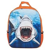 Great White Shark Eva Molded 3D Backpack [並行輸入品]