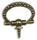Antique Brass Ring Hanger, Oval Style (Lot Of 60) by National Artcraft
