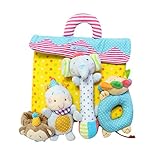 kmmall Plush Baby RattleおもちゃセットHandbell Rattles Toddler Learningおもちゃ