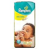 Pampers New Baby Size 3 Midi 4-7kg (50 per pack) パンパース赤ちゃんサイズ3のmidi 4～7キロ（パック当たり50 ）