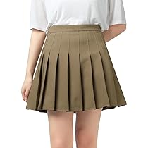 Seley 黒 ひざ丈スカート 15号　制服 Amazon | (RONGUI) 42cm プリーツスカート ひざ丈 ミニ 黒