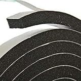 Thermwell r338hゴムFoam Weathersealテープ、3 / 8 W X 3 / 16-in。T X 10 FT。 24 R338H