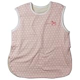 《H29年春物》(日本製) Pample Mousse(パンプルムース) 水玉接結裏オーガニックパイル木馬刺繡入りスリーパー 70cm~90cm/PK NO.DP-71518