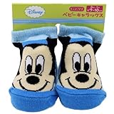 ミッキーマウス《ストライプ》ベビーソックス（新生児靴下）ディズニーキャラクターグッズ通販