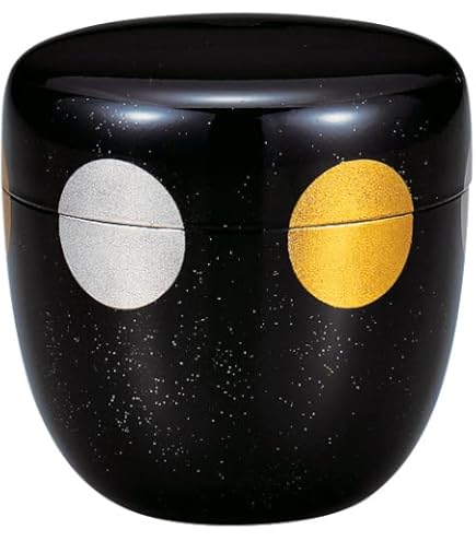 Amazon.co.jp: 茶道具玄々斎好浦千鳥割蓋水指中村宗悦共箱茶会茶事漆芸