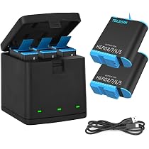 Amazon | TELESIN gopro バッテリー ゴープロHero 8/Hero 7/Hero Amazon | TELESIN gopro バッテリー ゴープロHero 8/Hero 7/Hero