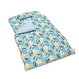 ディズニー キャラクター お昼寝布団セット 7点セット MHS-1・ミッキー＆ミニー・ブルー