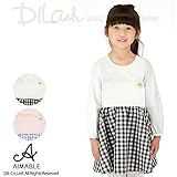 (エマーブル) AIMABLE先染めチェック切り替えワンピース/春 80 オフホワイト