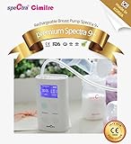 Cimilre Spectra 9 Plus  ダブル吸入器セットコンポーネント電動ポータブル搾乳器(海外直送品)