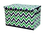 Bacati MixNMatch Storage Toy Chest Navy/Green [並行輸入品]