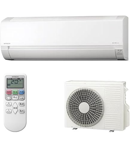 Amazon | RAS-AJ40J2-W 日立 ルームエアコン14畳 白くまくん AJ