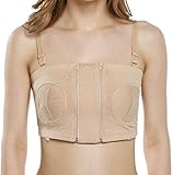 Ziweiba レディース 産後 授乳ブラ 哺乳ブラ ハンズフリー ブラ 搾乳器 (Bベージュ)