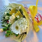 151【お祝い 誕生日 ギフト】【花束】ミニ花束・・白系