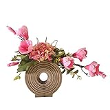 BAGEHUA マグノリアの花花花花花装飾玄関の表シルクの乾燥した花を設定します