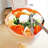 【在庫限りの超特価】BIO ローズブーケ　フレグランスソープフラワー　ローズ13輪　定番商品　クリアバック・ギフトボックス付　お祝い　記念日　お見舞い　バレンタインデー　ホワイトデー　母の日　　 (オ