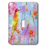 SmudgeArt Designs 2016 – Parakeet – 照明スイッチカバー – シングルトグルスイッチ( LSP _ 239320 _ 1 )