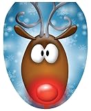 Toilet Tattoos TT-X616-O Rudy Decorative Applique For Toilet Lid, Elongated by Toilet Tattoos