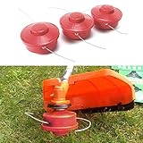 安全・静音 草刈用ナイロンコードカッター ナイロンカッター 刈払機交換部品 3点入り 本体12x7.5x10.3cm
