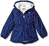 Osh Kosh Toddler Girls' Heart Print Fleece Anorak Jacket Night Sky Heart 4T [並行輸入品]