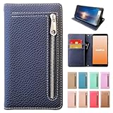 Xperia Ace II SO-41B 用 ケース 手帳型 カバー スマホケース 財布付き スタンド機能 カード収納 上品 エクスペリアaceii スマホカバー so41b so-41bケース xperiaaceii ネイビー