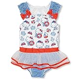 BABYDOLL（ベビードール） サンリオ リボン付き水着ワンピース-ベビー キッズ 女の子 プール 水泳 -0364K 100cm ハローキティ
