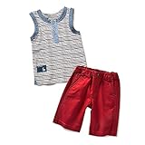 (フェリシモ) モンシュー ベー ボーイズ コーディネイト スーツ レッド x グレイ 10