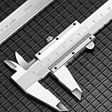 buuyyaa ノギス 150ｍｍ 炭素鋼測定 ノギス 小型 収納ケース付き 最大計測150ｍｍキャリパー 高精度カーボンスチールノギス デュアルスケール目盛付き