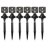 Mr. Beams MB576 Battery Powered Motion Sensing LED Path Light, 6-Pack, Brown [並行輸入品]