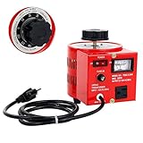 5 Amp Variac変圧器、電圧調整器 最大500VA、0〜130ボルト出力 (500VA)
