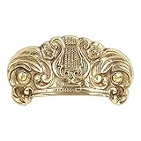 A29 3 5/8 Inch Brass Bin Pull, Polished Lacquered Finish [並行輸入品]