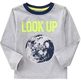 クレイジーエイト Crazy 8/ ルック アップ ティ ヘザー グレー トップス長袖Tシャツ 6～12ヶ月【並行輸入】