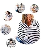 授乳、緩める、& Carseat Cover – プレミアムファブリック – マルチ使用赤ちゃんカーシートCanopy : Covers Upベビーカー、ショッピングカート、高椅子: Stretchy