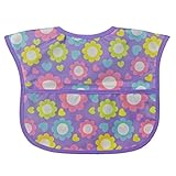 Bibsters Single Toddler Bib, Flowers by Bibsters