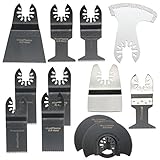 BABAN 12Pcs Oscillating Multi Tool Saw Blade For Bosch Fein Dewalt Accessories Scraper Oscillating S