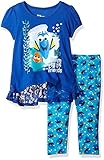 Disney Toddler Girls' 2 Piece Finding Nemo Legging Set Blue 4t [並行輸入品]