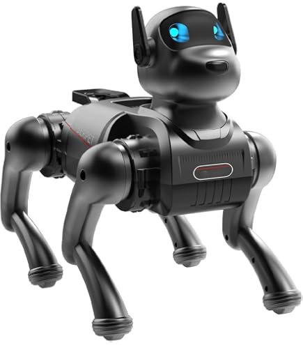 Loonaロボット犬型おもちゃ 充電ドック付き Amazon | Loona充電ドック:最先端のスマートロボットペット犬-音声