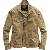 【BURTLE】バートル 綿100％ 作業服 長袖ブルゾン (8101-ku) カーキ　5L