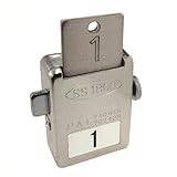 下駄箱錠・傘立錠　GT-13　物入錠SS　45×33×12　No.1～1000