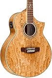 Ibanez アイバニーズ EW2012ASENT 12弦 Exotic Wood エレアコ Gloss Natural アコースティックギター アコギ ギター (並行輸入)