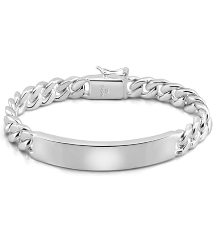 Amazon.co.jp: 極太 シェーヌダンクル シルバー 925 ブレスレット S925