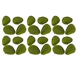 F Fityle 可愛い　モスボール　装飾　石　人工　フロッキング　工芸プロジェクト　花瓶　庭　装飾　16個　