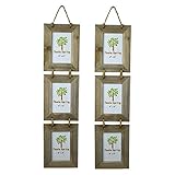 Nicolaばねトリプル木製3フォトHanging画像フレーム – 4 x 6 " – パックof 2